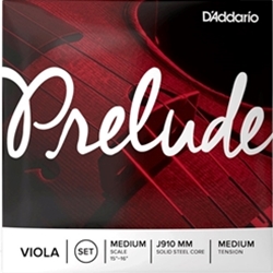 D'Addario J910MM Prelude Viola String Set, Medium Scale, Medium Tension